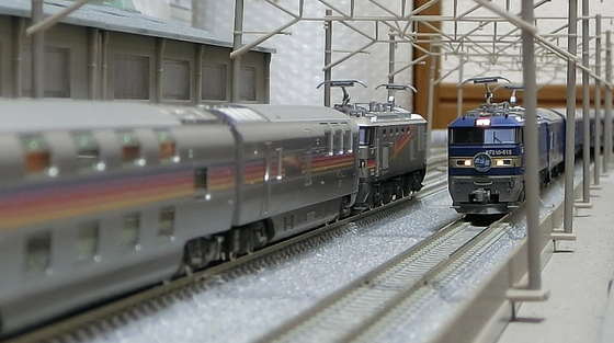 HOゲージ 北斗星12両フル編成 EF510北斗星 カシオペア牽引機付き HO