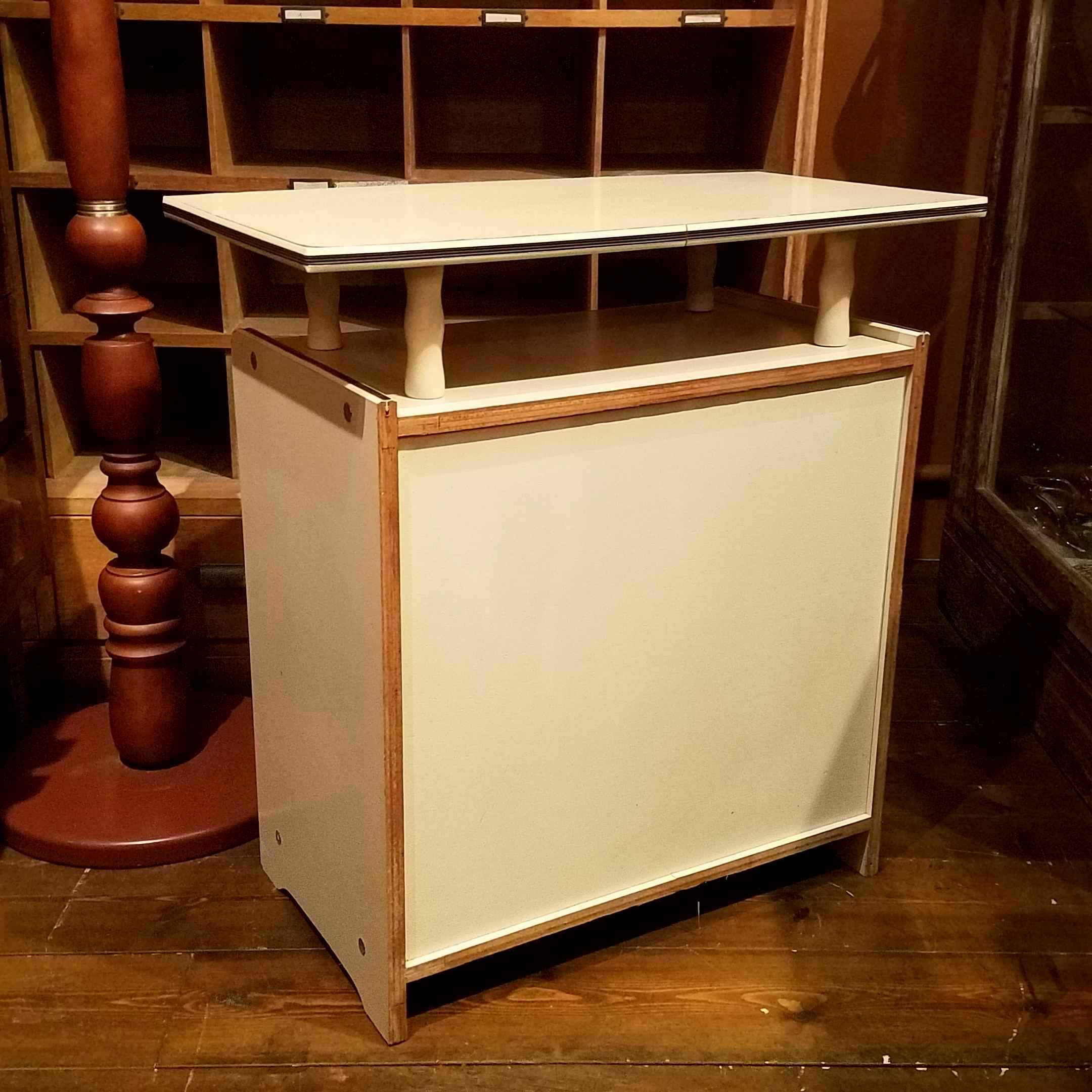 うーさん＊電話台 昭和レトロ 当時物 インテリア レトロポップ 棚 うー