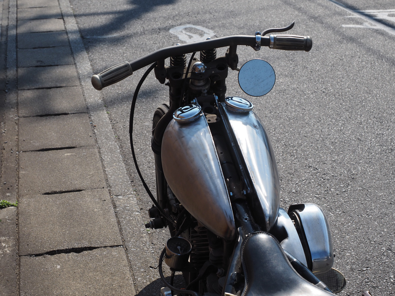 ハーレーショベル分割タンク