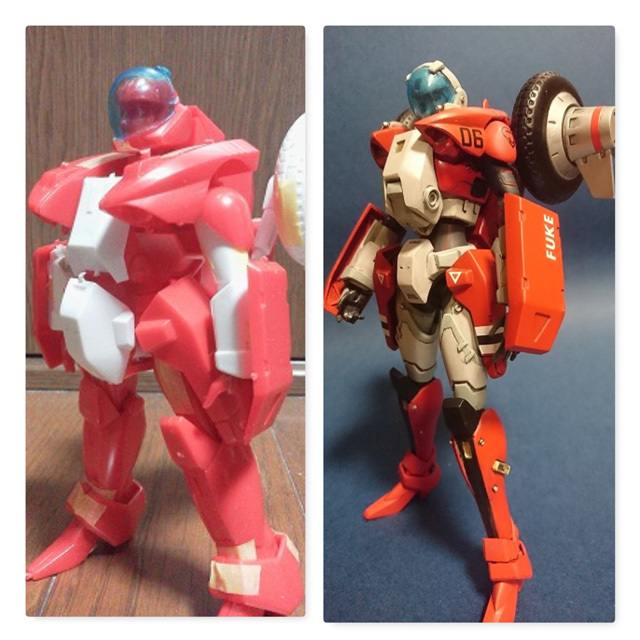 79）kohi123＜アオシマ 1/15 ライドアーマー・バートレイ フーケ専用