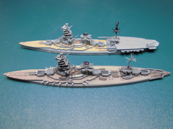 1/2000「艦船キットコレクションvol.7エンガノ岬沖」戦艦編.3