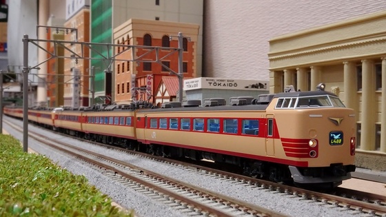 485系 特急「しらさぎ」国鉄色 - ビスタ模型鉄道（エヌゲージ日記）