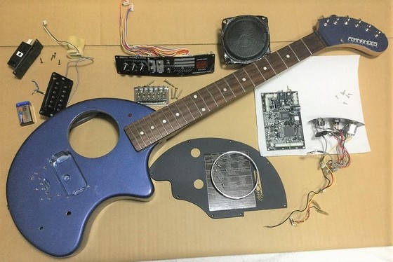 FERNANDES DIGI-ZO HYPER WR ZO-3 コンデンサ交換み FERNANDES DIGI-ZO