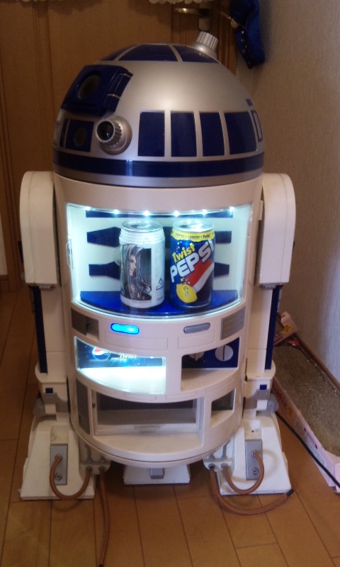 スター・ウォーズ R2-D2 ドリンク・クーラー 自販機 保冷庫 スター