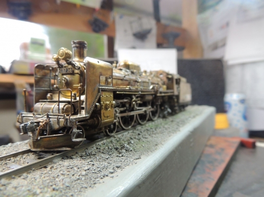 HO、 アダチ C57蒸気機関車、モーター交換、メンテナンス済 鉄道模型