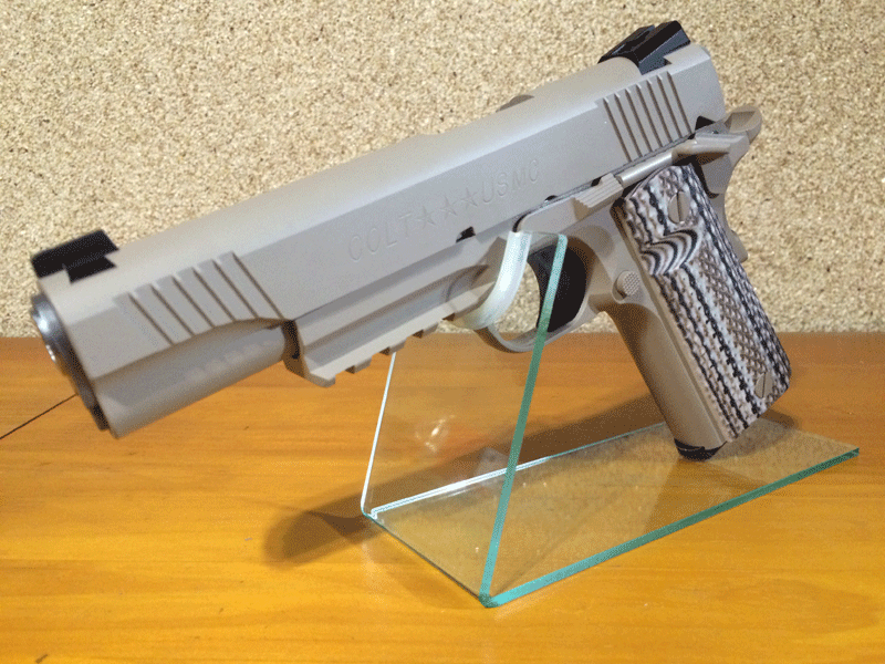 東京マルイ M45A1 ウェザリング済み 実物 G10グリップ USMC 海兵隊