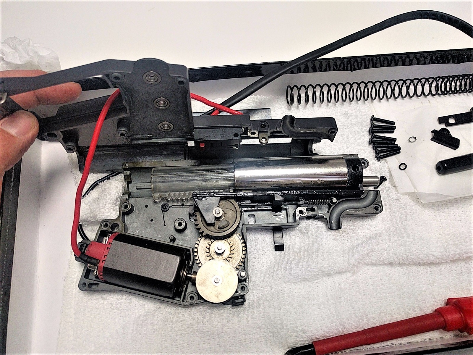 ② マグプル PDR-C 内部カスタム！ メカボばらし ・ チョイ削り | 裏