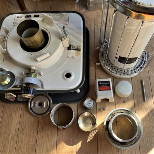 和製ヴィンテージストーブ 日立OVC-230 （元箱・芯クリーナー付