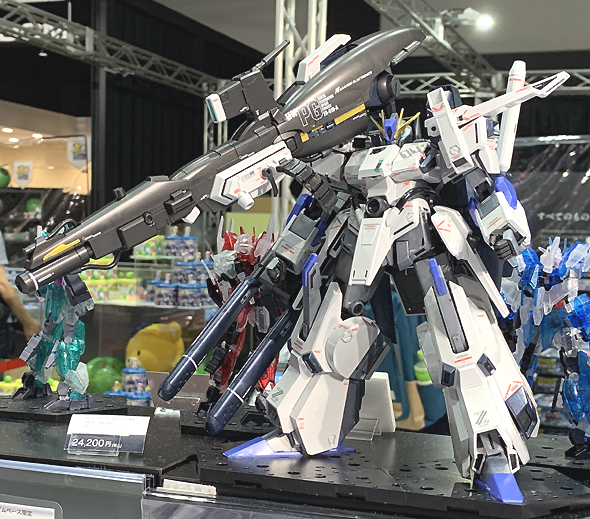 MG FAZZ ver.ka チタニウムフィニッシュ おまけ付き 素体のZZガンダム