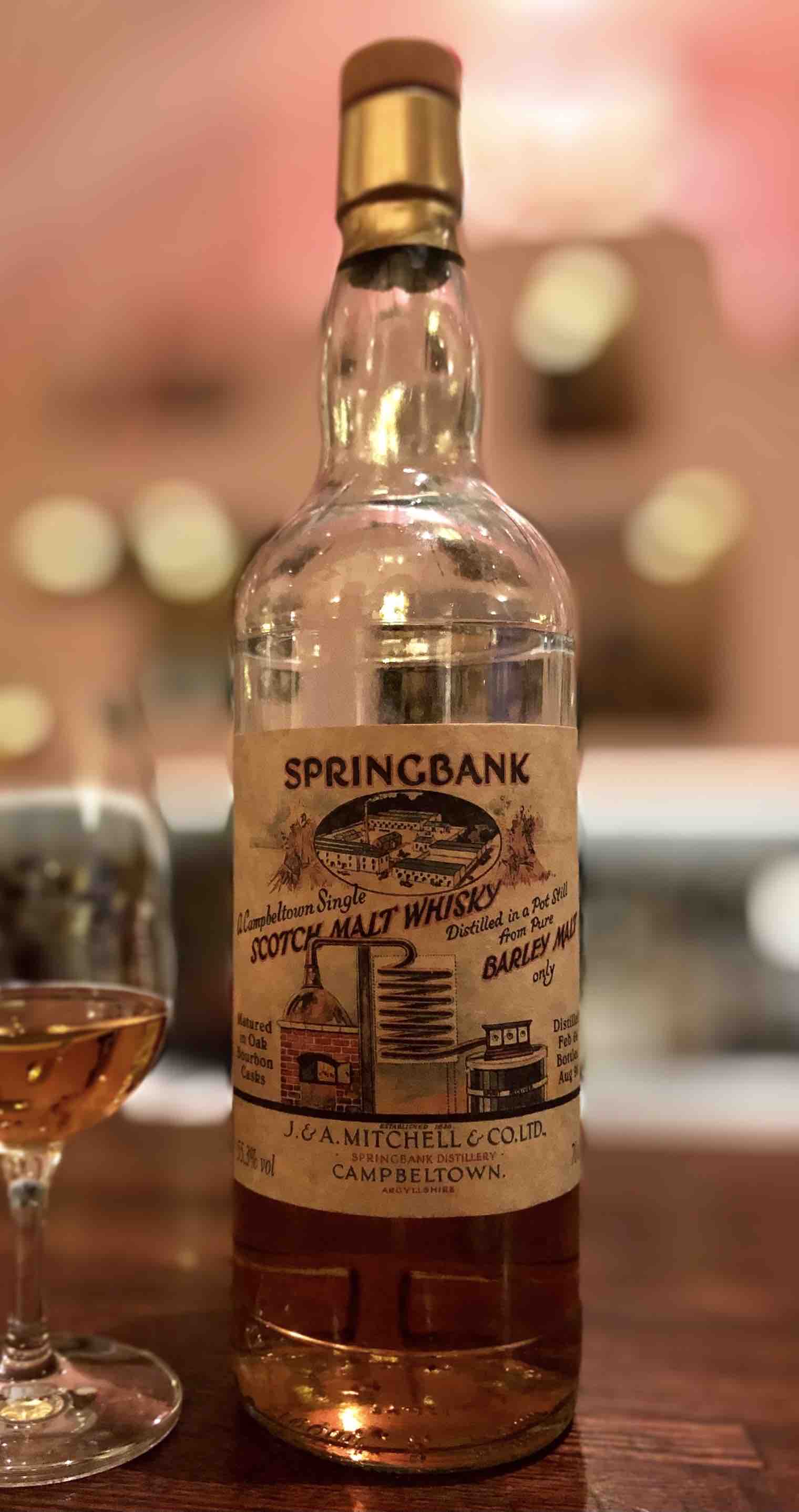 スプリングバンク ローカルバーレイ 1966-1998 32年 #498 | オールド