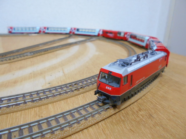 KATO 氷河特急 7両フルセット ショートカプラー化済み KATO 氷河特急 7両