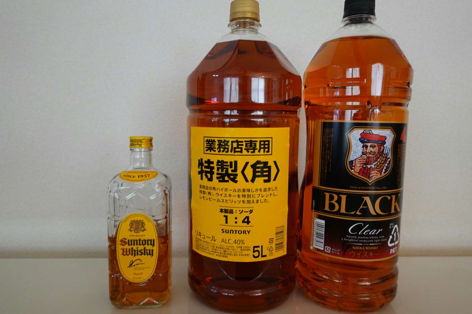ブラックニッカ4L＆特製＜角＞5L - とち、フラ～
