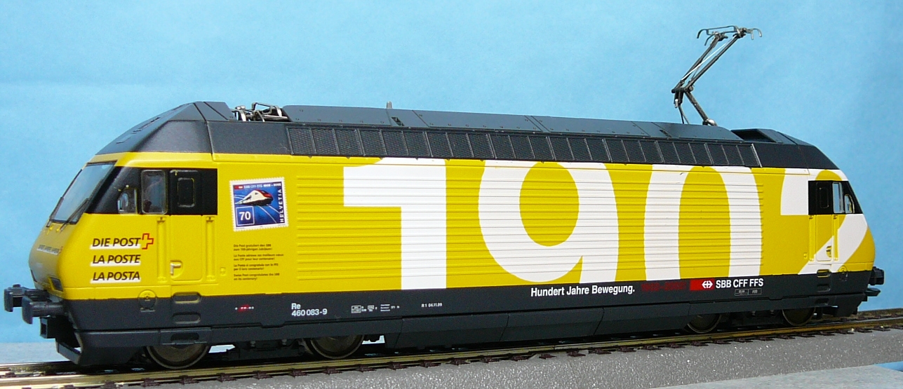 フライシュマンSBB RE460 電気機関車限定179年記念ラッピングデザイン