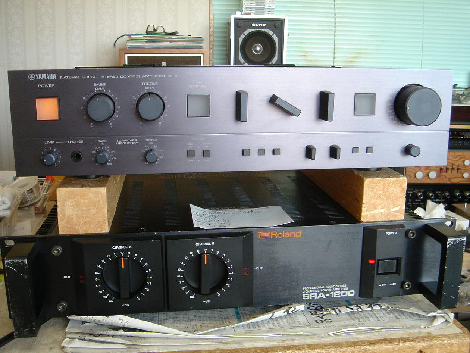 ヤマハ C-4 1日目 - アンプとインプとの日々