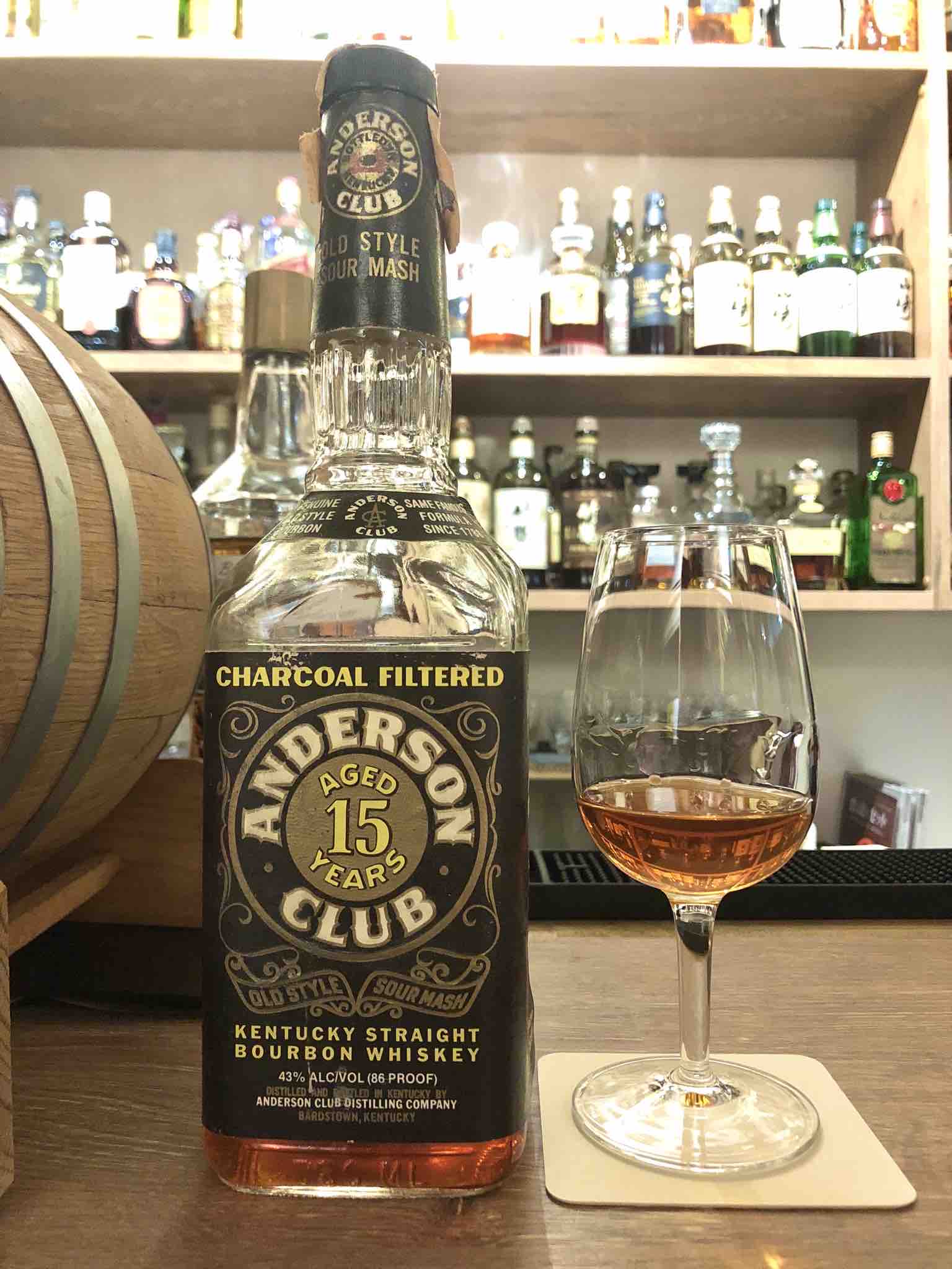 ANDERSONクラブ 15年 750ml アメリカンウイスキー 古酒 ☆アンダーソン