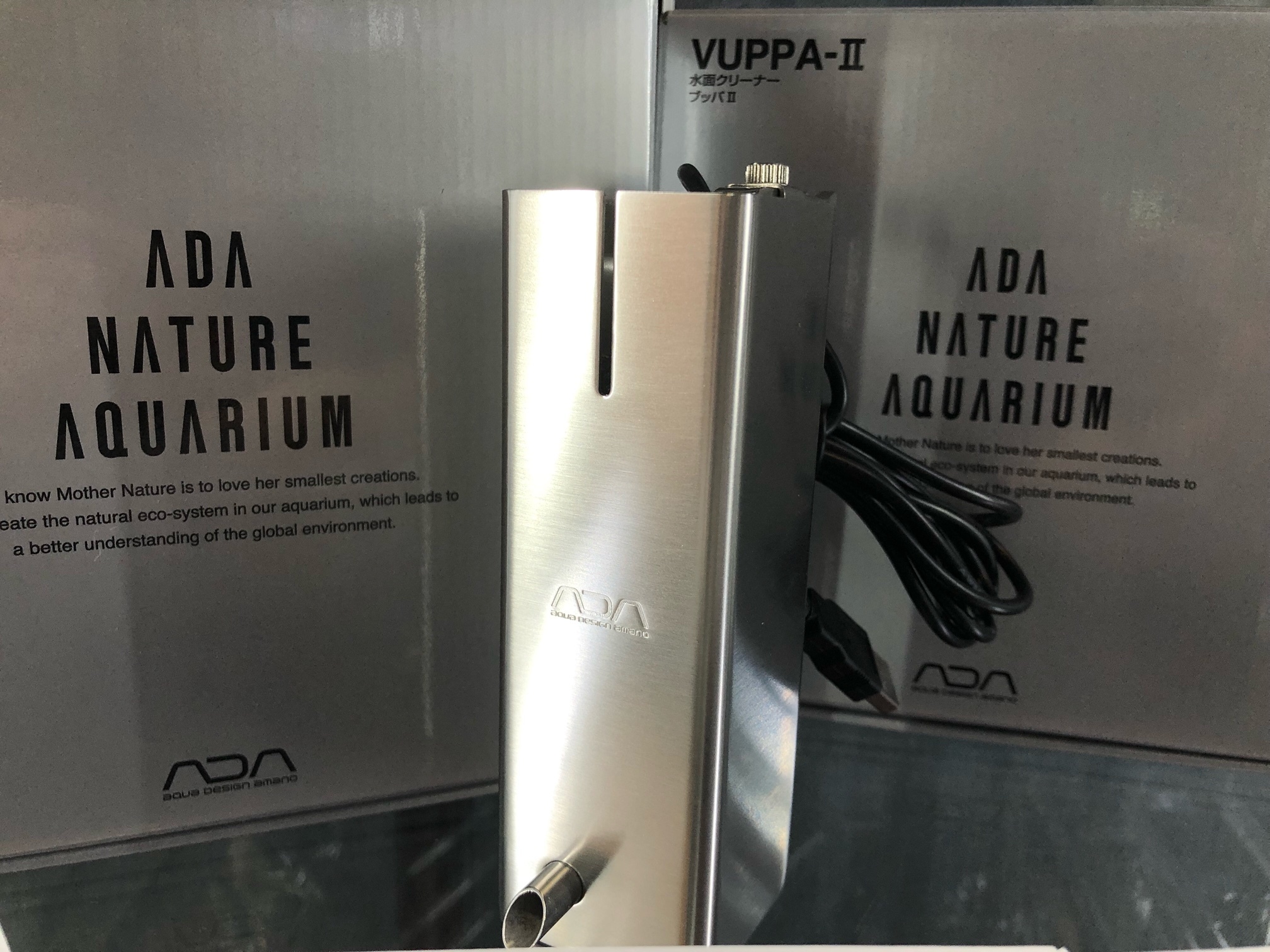 ADA ブッパ2 水面クリーナー VUPPA-Ⅱ 予備のスポンジ未使用。