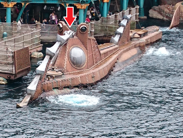 東京ディズニーシー 海底二万里 Nautilus模型 2009年 東京ディズニー
