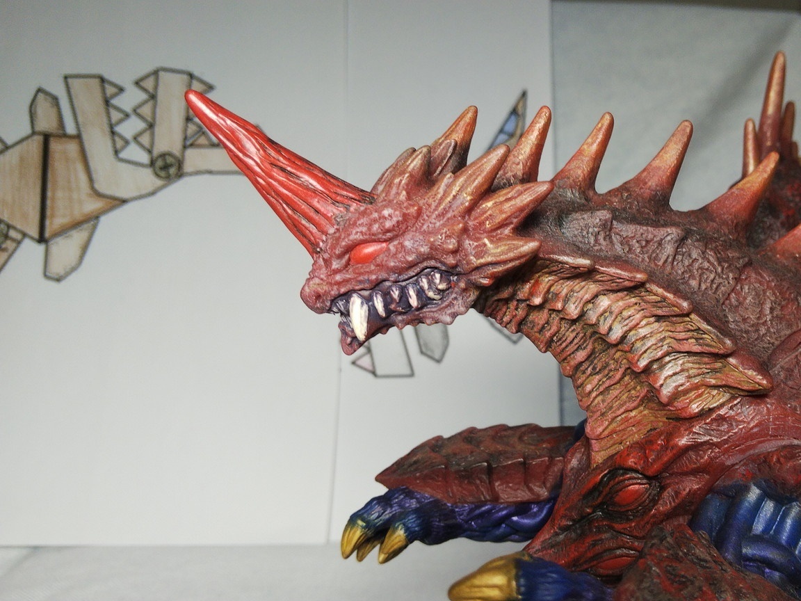 リペイント品 マガタノオロチ ウルトラマンオーブ ウルトラ怪獣DX