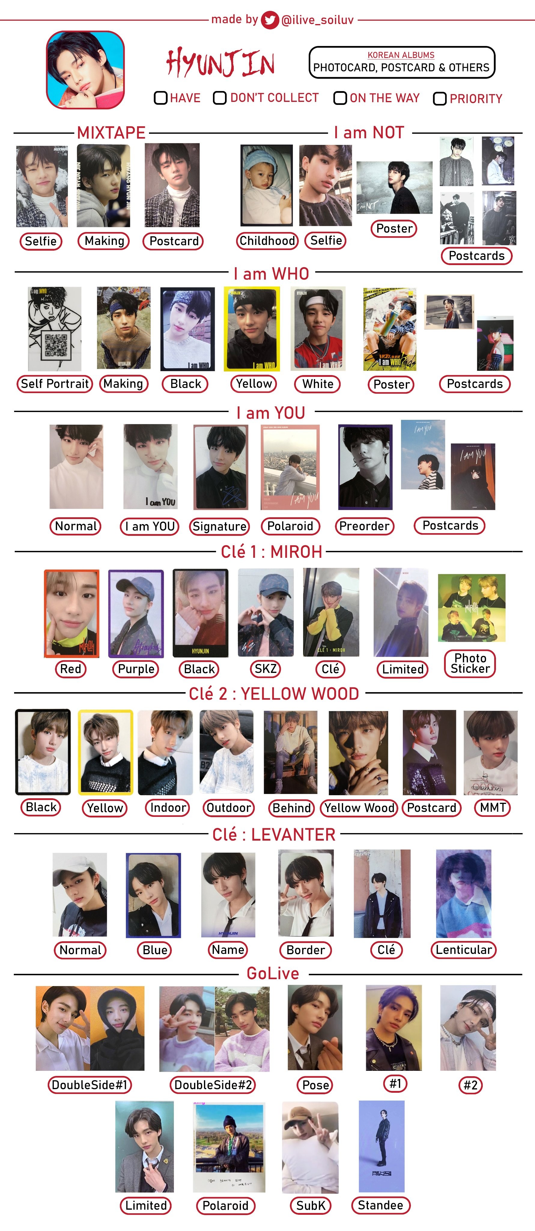 straykids I am you ヒョンジン ユニット トレカ コンプ Stray Kids I