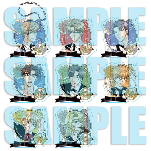 希少 鬼畜眼鏡 アクリルキーホルダー 8種セット 希少 鬼畜眼鏡