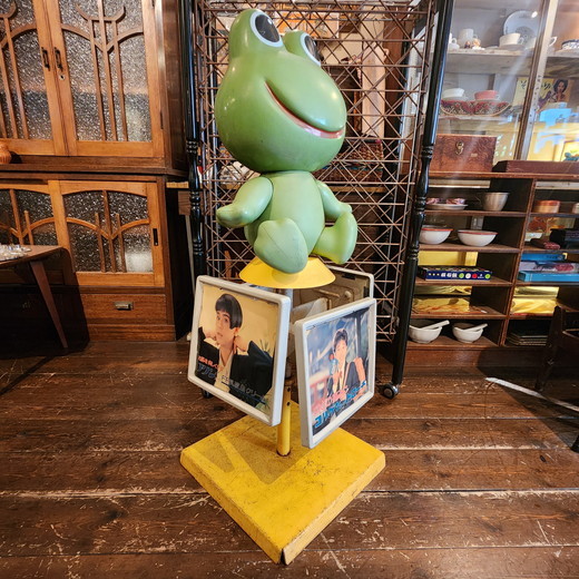 昭和レトロ コーワのケロちゃん 店頭ディスプレイ看板 - [Sold Out