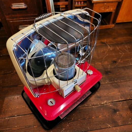 昭和レトロな反射式石油ストーブ ナショナルOS-208R - [Sold Out]過去