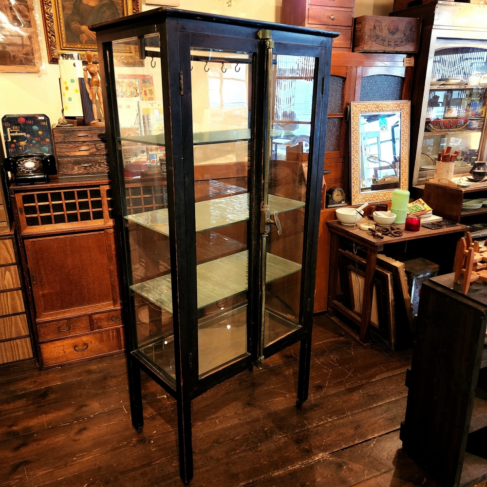 アンティーク ケビントガラスケース アンティーク ケビント ケビント