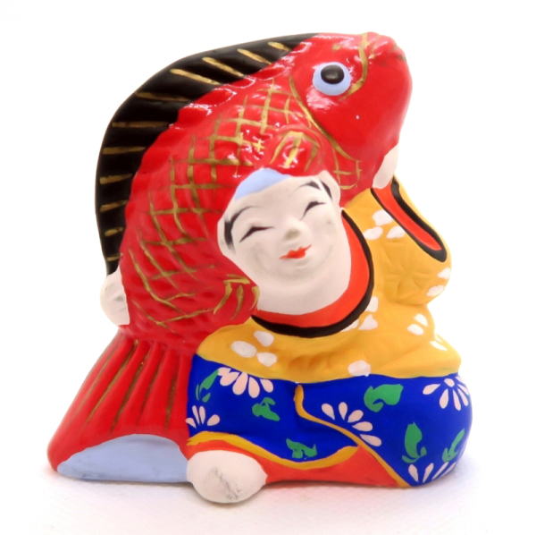 仙台堤人形 鯉かつぎ：佐藤吉夫さん | 郷土玩具の杜