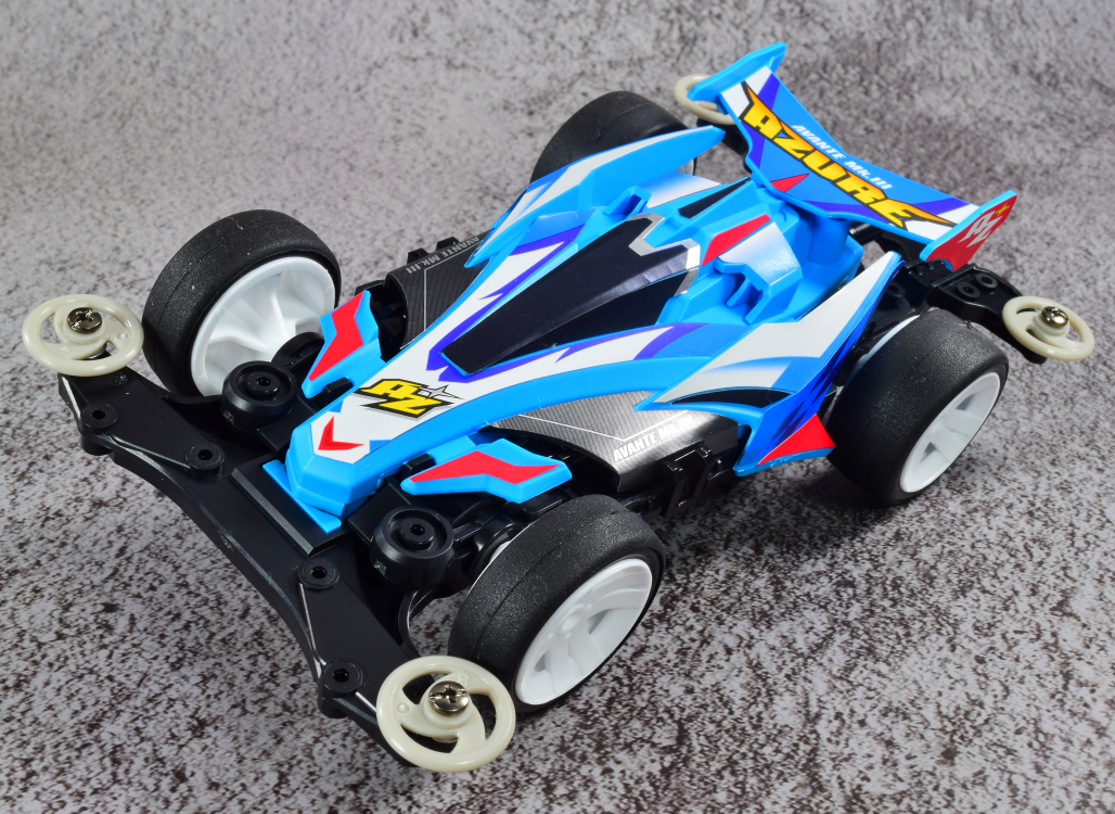 アバンテ MK III 燃えよ ミニ四駆 MSフレキ アバンテMK,Ⅲ アズール
