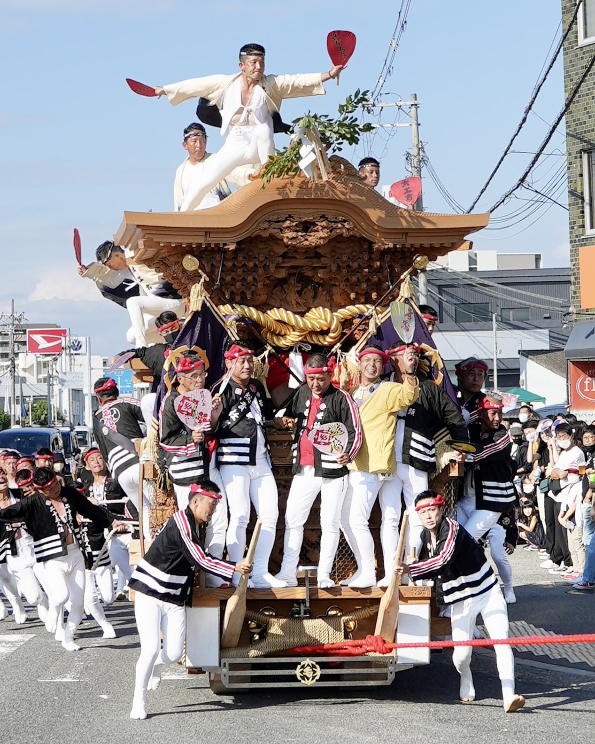 毛穴町のだんじり（堺市・八田荘地区）泉祭記