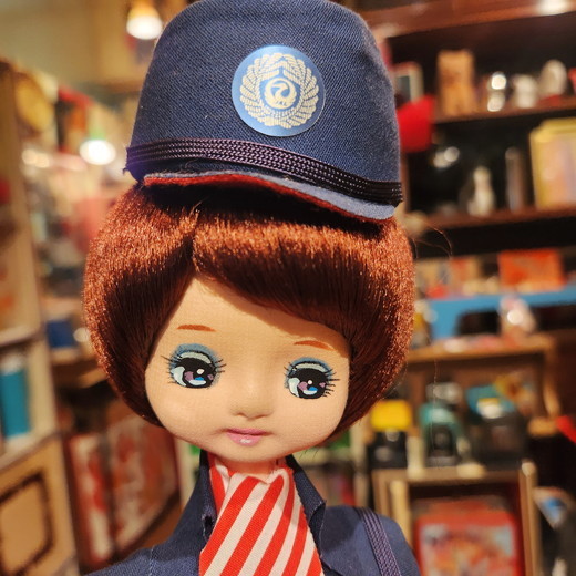 昭和レトロ 1978年製 日本航空/JAL スチュワーデスのポーズ人形