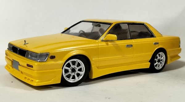 1/24 フジミ c33 ローレル 完成品 シャコタン 旧車 街道レーサー ドリ