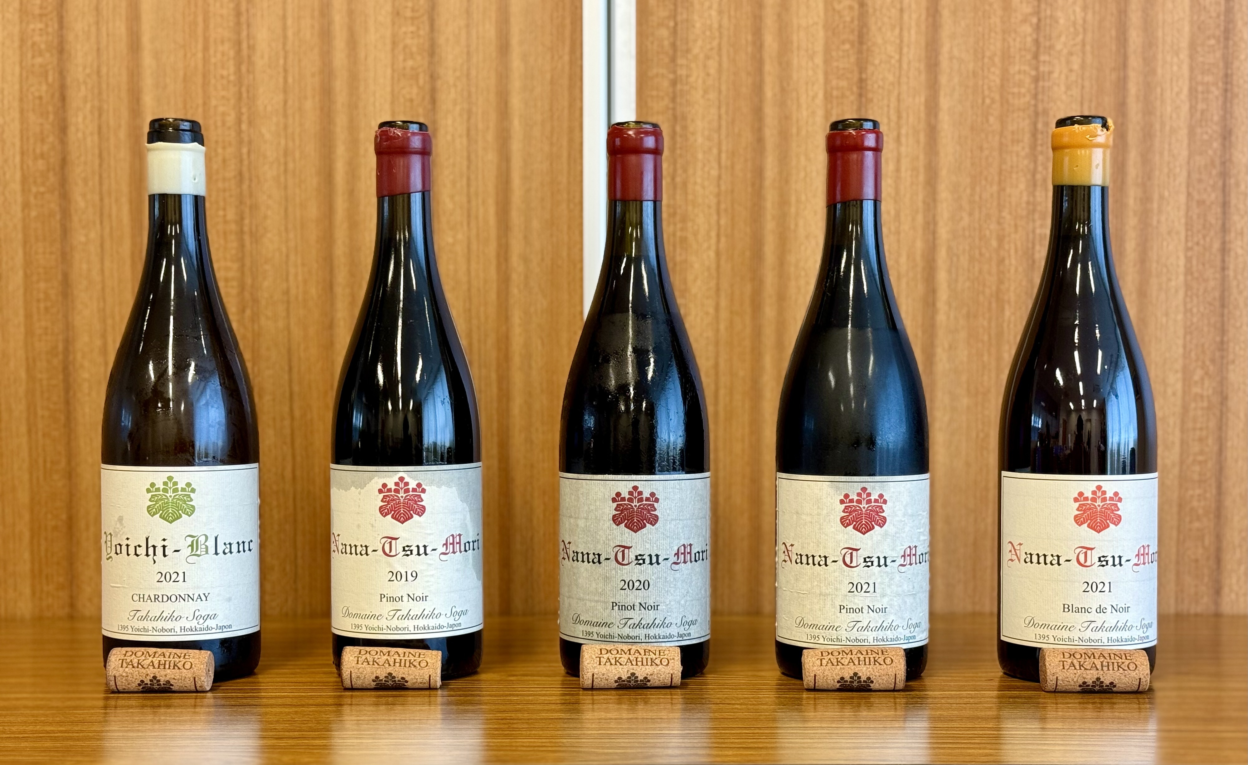 ドメーヌ タカヒコ ナナツモリ2022、ブランドノワール2021 2本セット