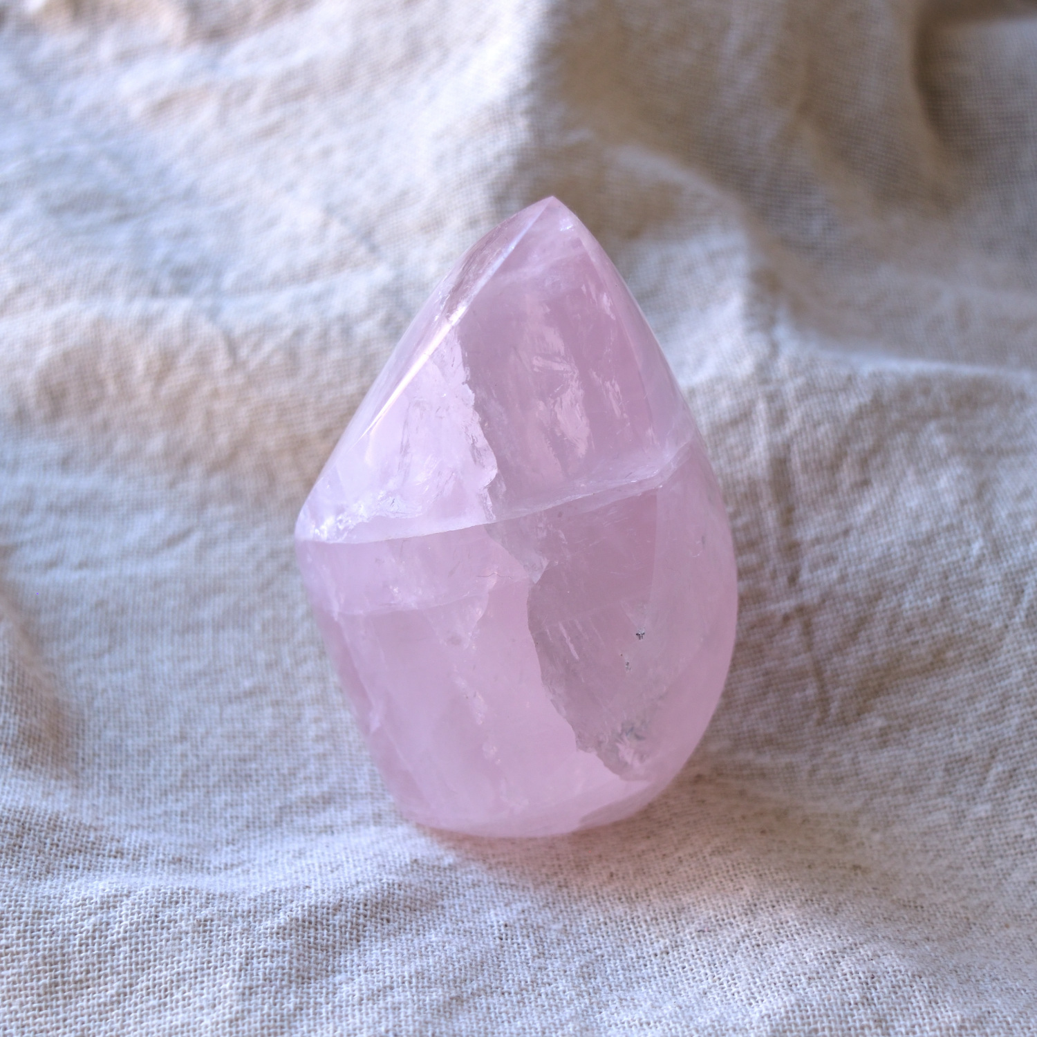 ブラジル/ミナスジェライス産】ローズクォーツクラスター ブラジル