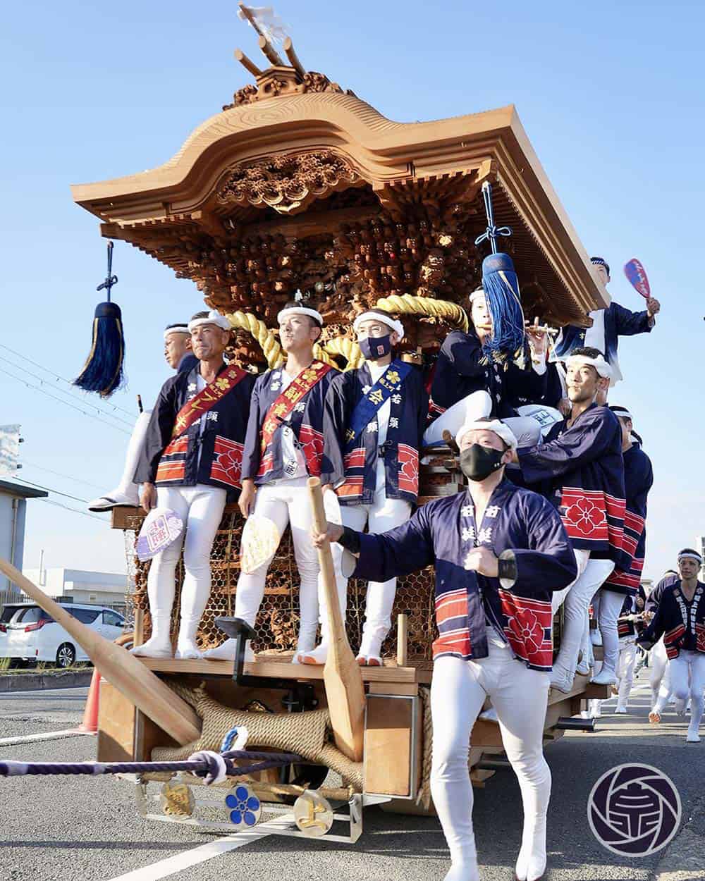 堀上町のだんじり（堺市・八田荘地区）泉祭記