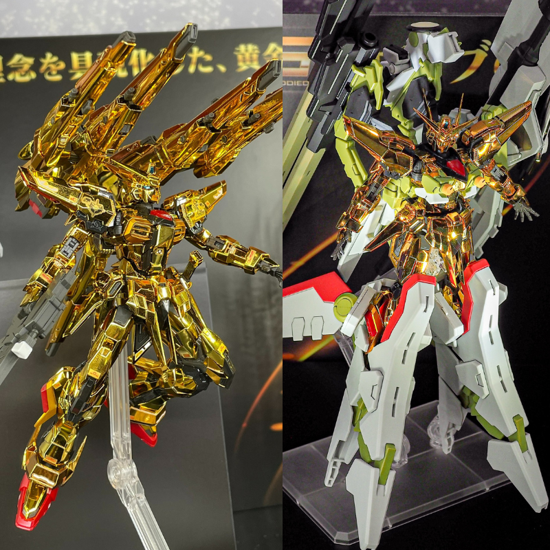 RG アカツキガンダム & アカツキガンダム用シラヌイパック セット