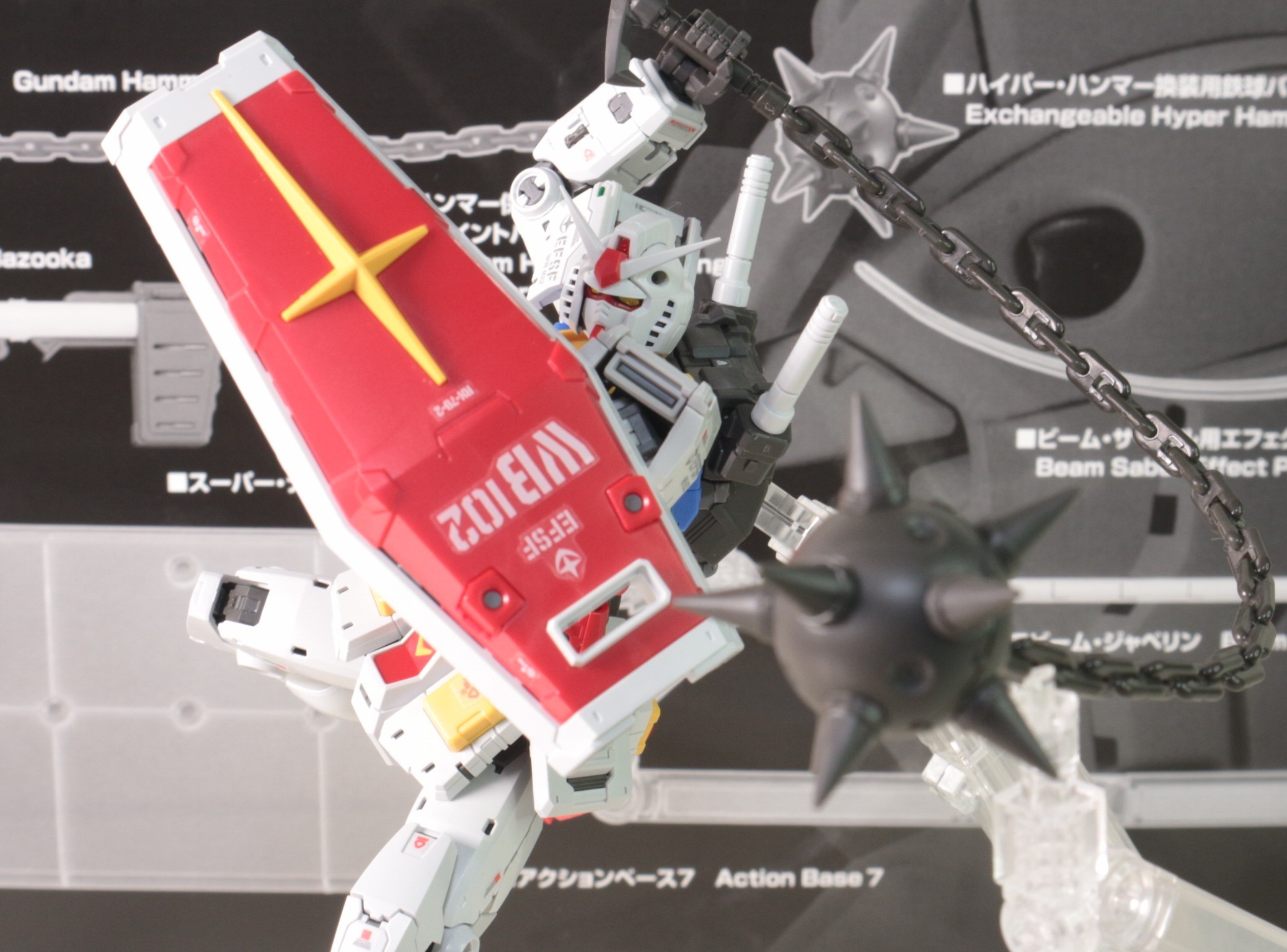 RG 1/144 RX-78-2ガンダム Ver.2.0用武器セットの素組みのご紹介