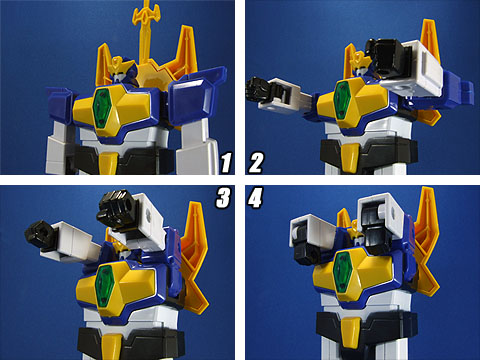 無敵合体ライジンオー 復刻版 レビュー（その2） | 玩具放浪記