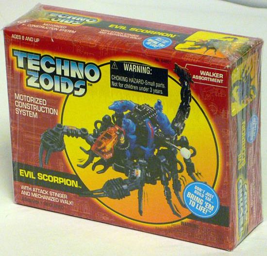新品未開封 テクノゾイド ZOIDS Evil Scorpion 海外版 当時物 新品未