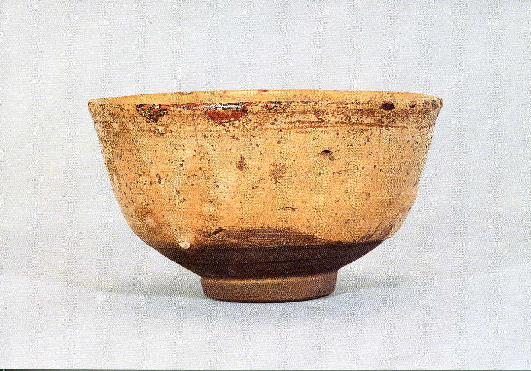 キャロライン洋子さま専用 緑色の丸型陶器の器 青唐津茶碗 古唐津 桃山