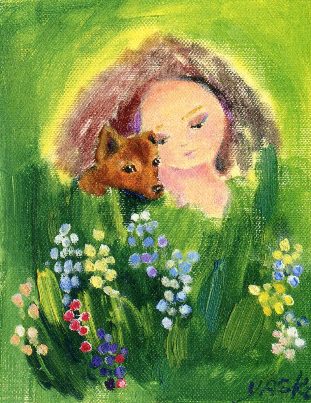 長嶺ヤス子 猫 油絵 額付 美品 長嶺ヤス子猫 油絵額付美品