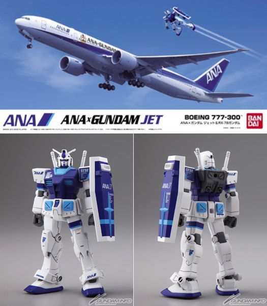 ANA x ガンダムジェット プラモデル ANA x ガンダムジェット