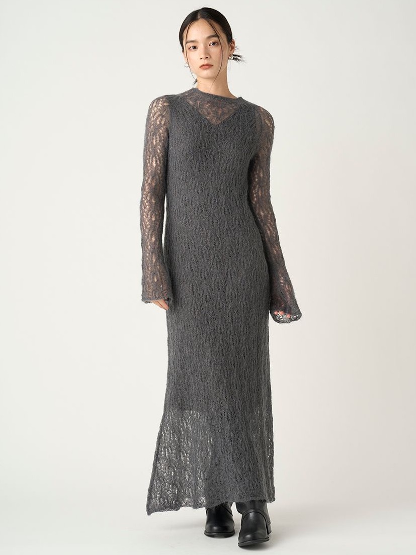 新作！シアーレースニットワンピース | FRAY I.D | ショップブログ