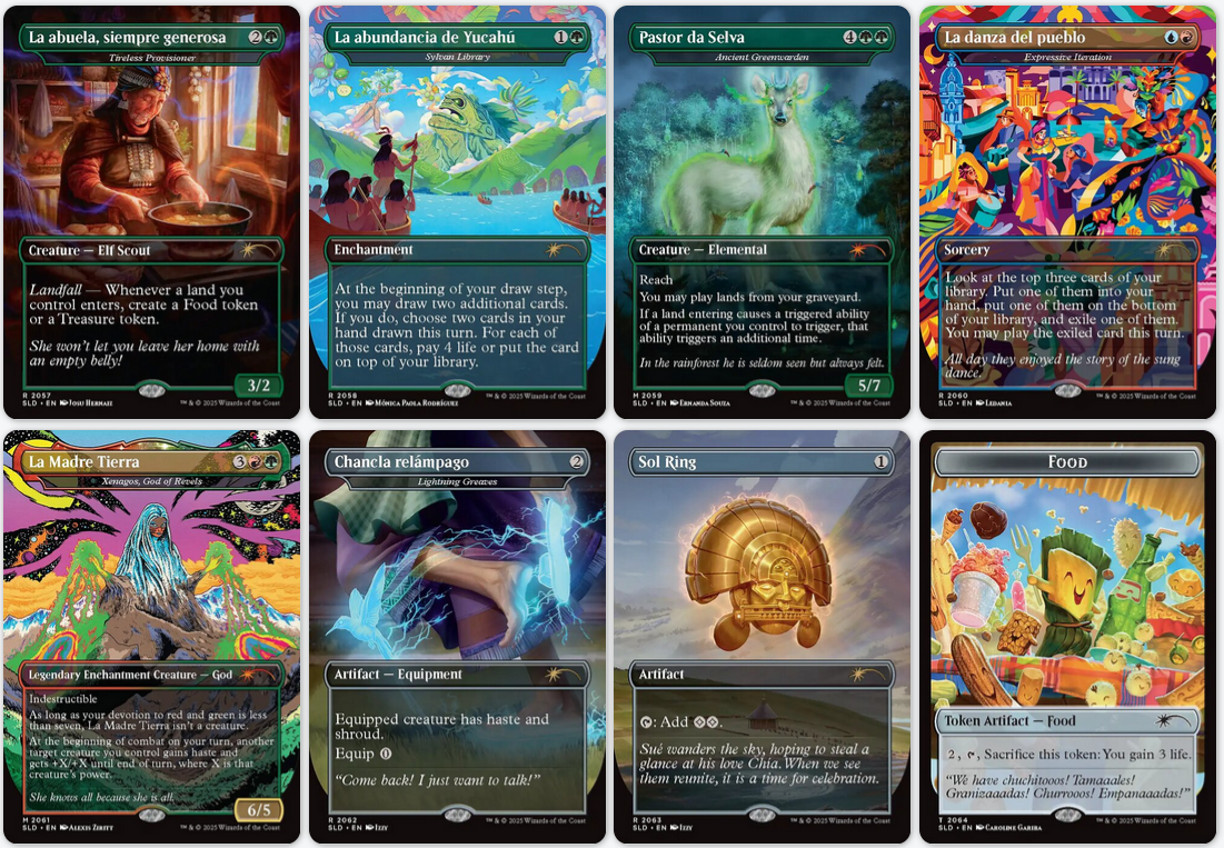 MTG Secret Lair Nuestra Magia 英語版Foil Nuestra Magia All EN