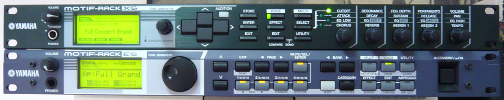 レビュー: YAMAHA MOTIF-RACK XS - musictrack