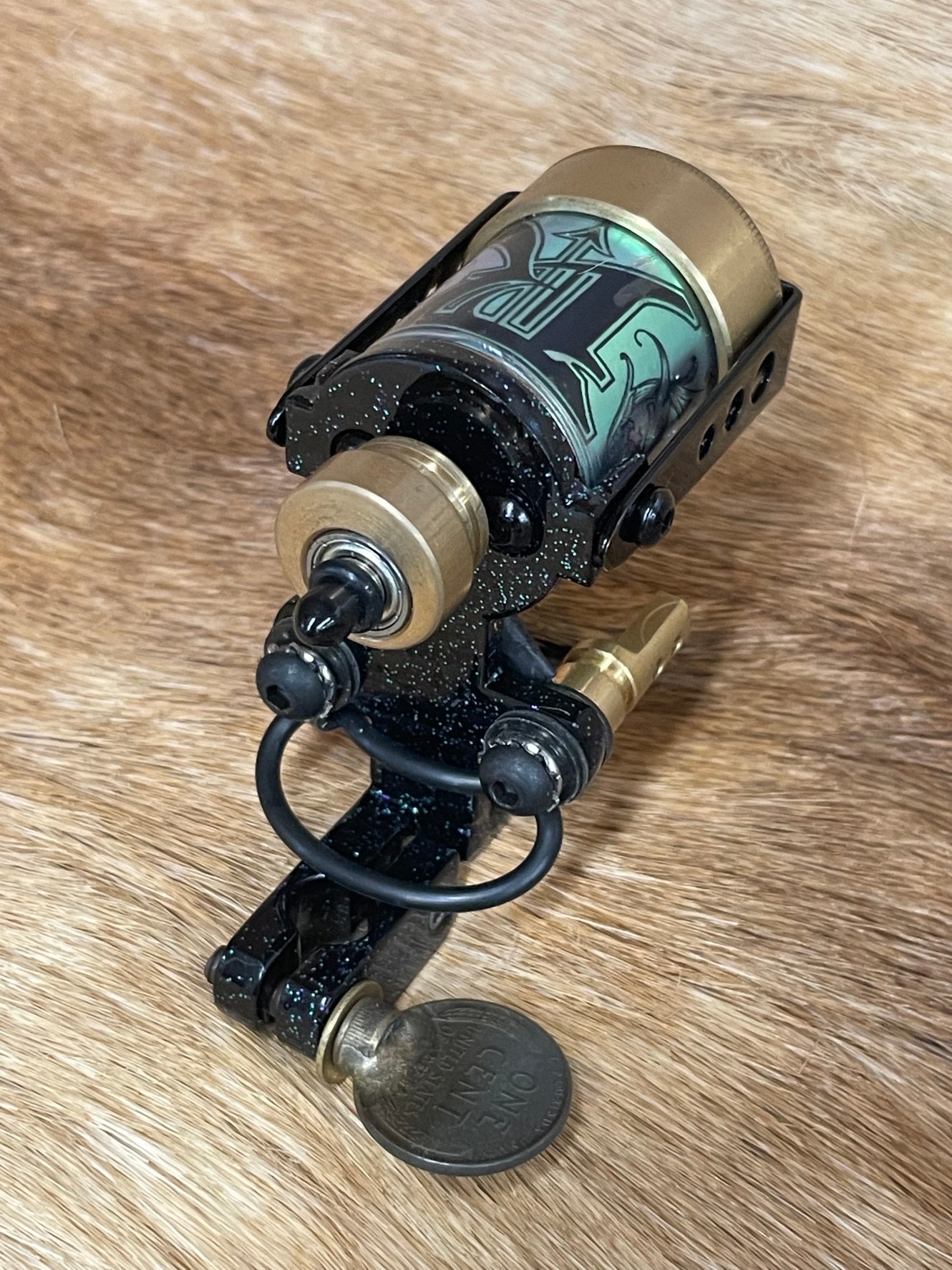 カスタムタトゥーマシン グリーン ピンク