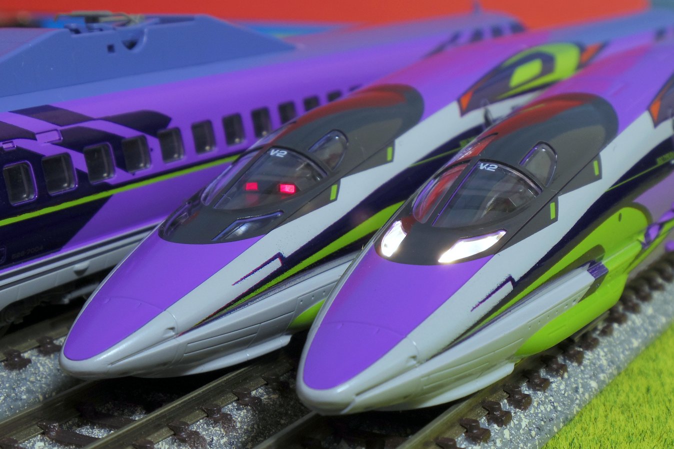 Rai E3 完全新品未使用！nゲージ 500TYPE EVA エヴァ新幹線”がリアルな