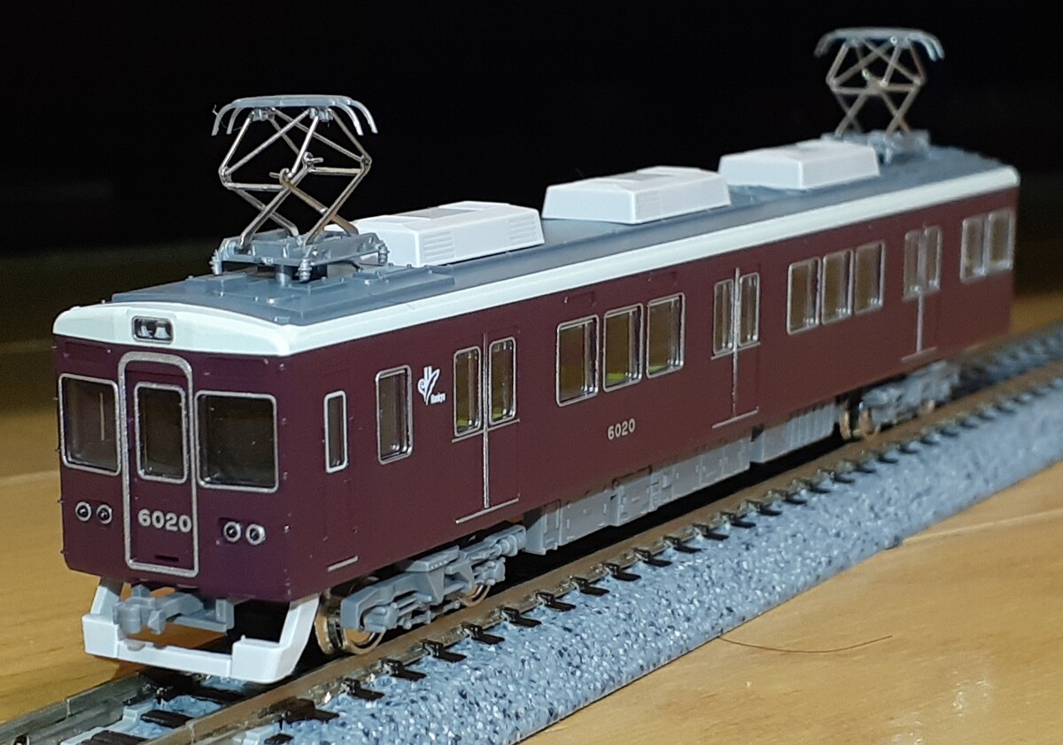 加工品】グリーンマックス 阪急6000系 今津線(今津北線)6両編成セット