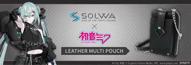 初音ミク SOLWA 本革マルチキーケース 購入特典 缶バッジ さくしゃ2