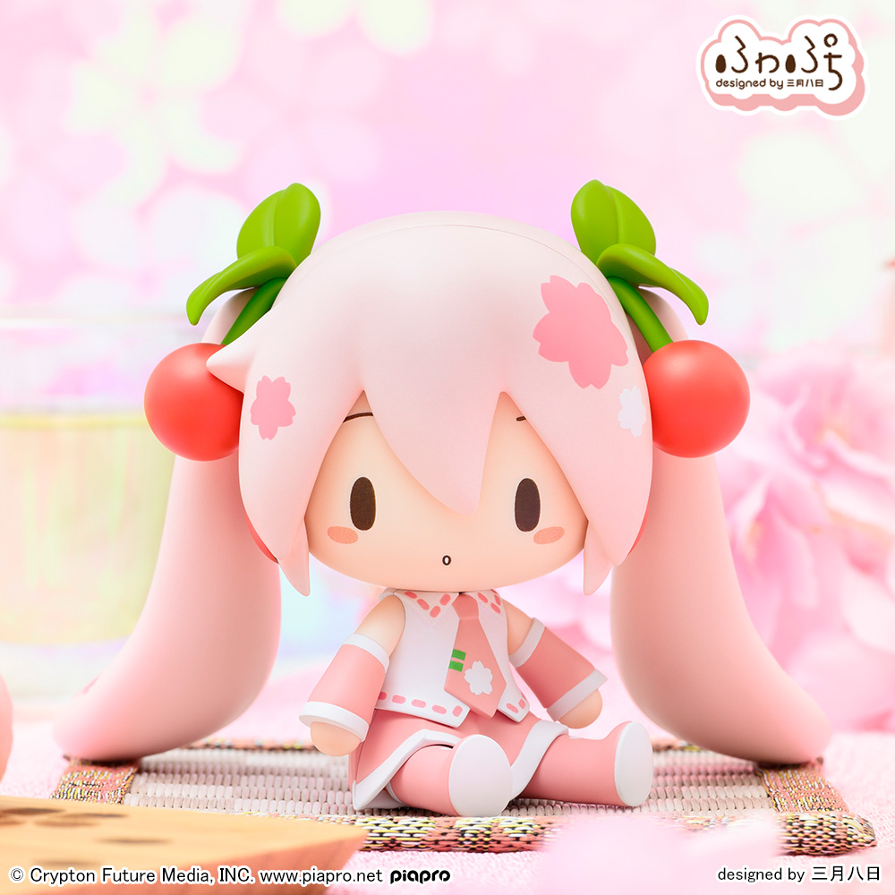 S-FIREより「初音ミクシリーズ ふわぷち デフォルメフィギュア 桜ミク
